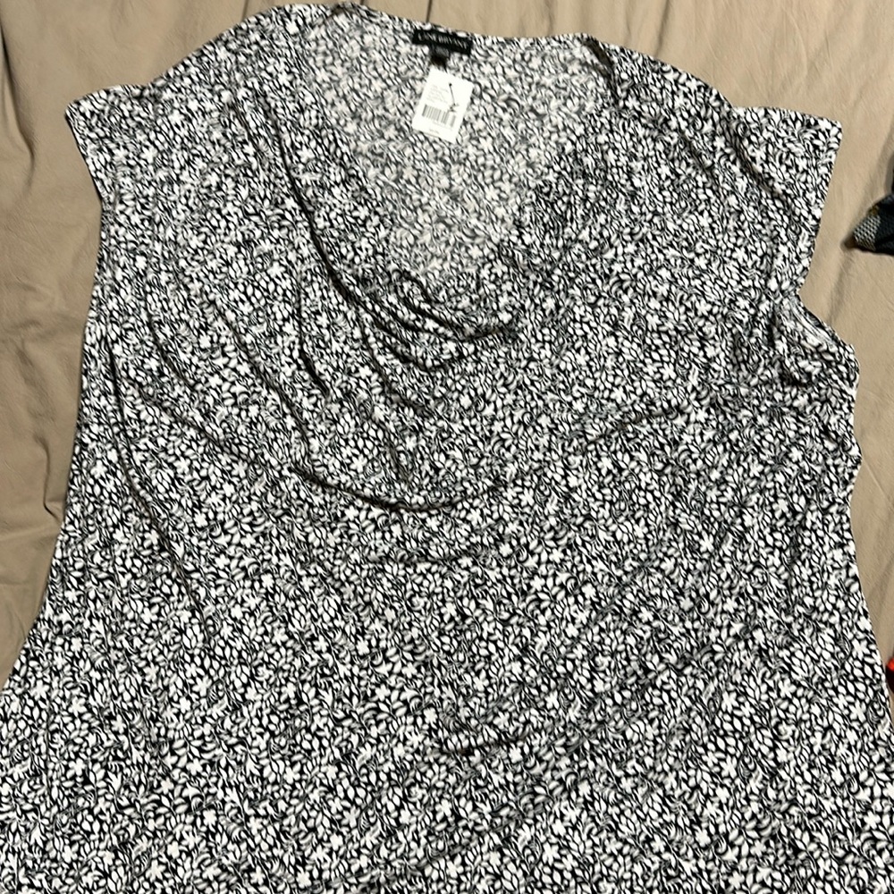 Drape neck new with tags sleeveless Lane Bryant top